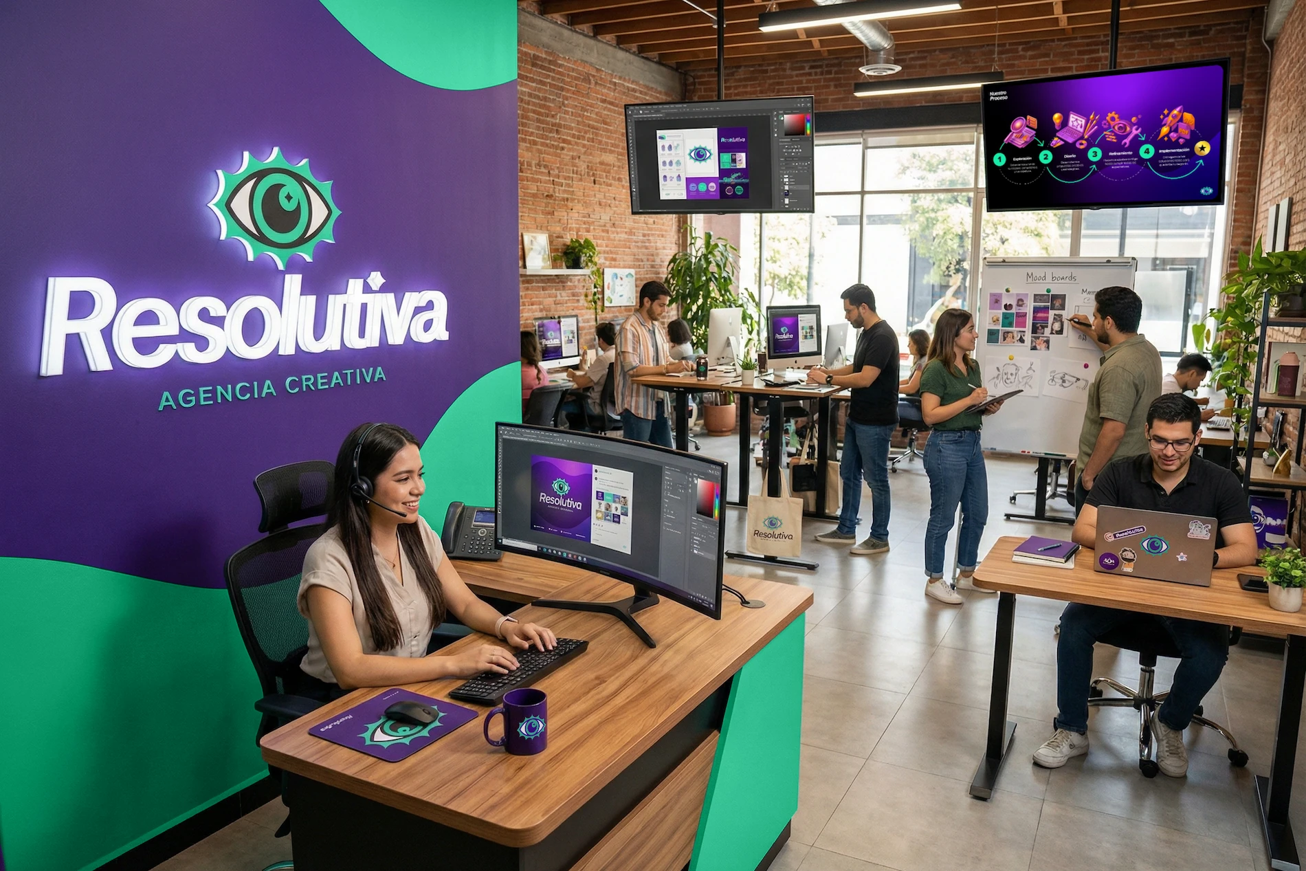 Resolutiva Creative Agency - Modern Tech B2B Identity Framework