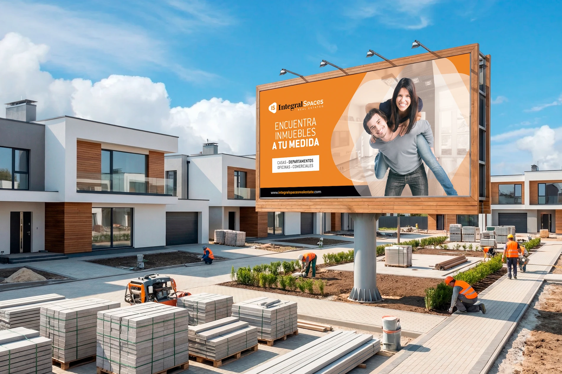 Integral Spaces - Large Scale Urban Real Estate Billboard and Outdoor Advertising