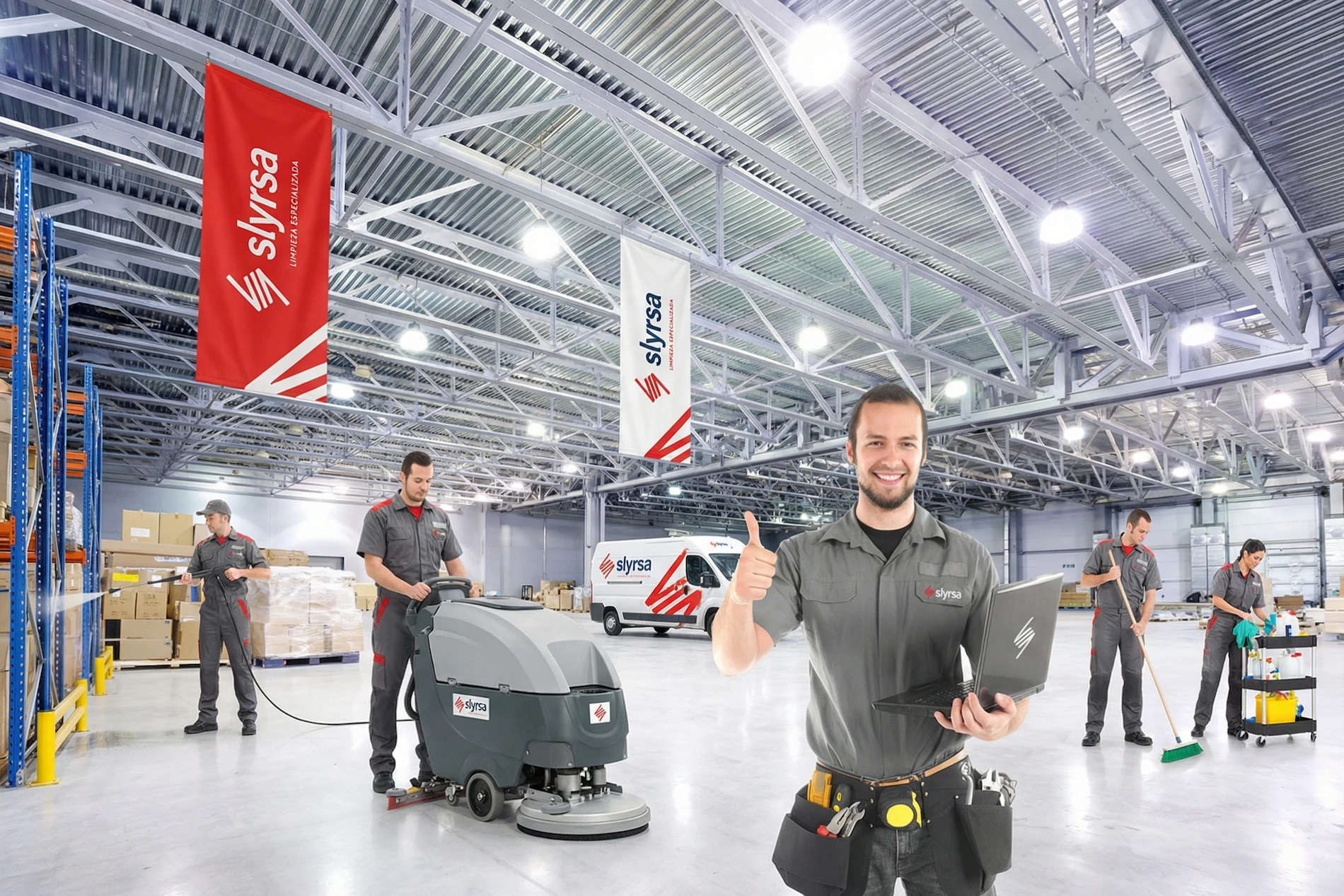 Slyrsa - Raw Industrial Warehouse Environment Identity