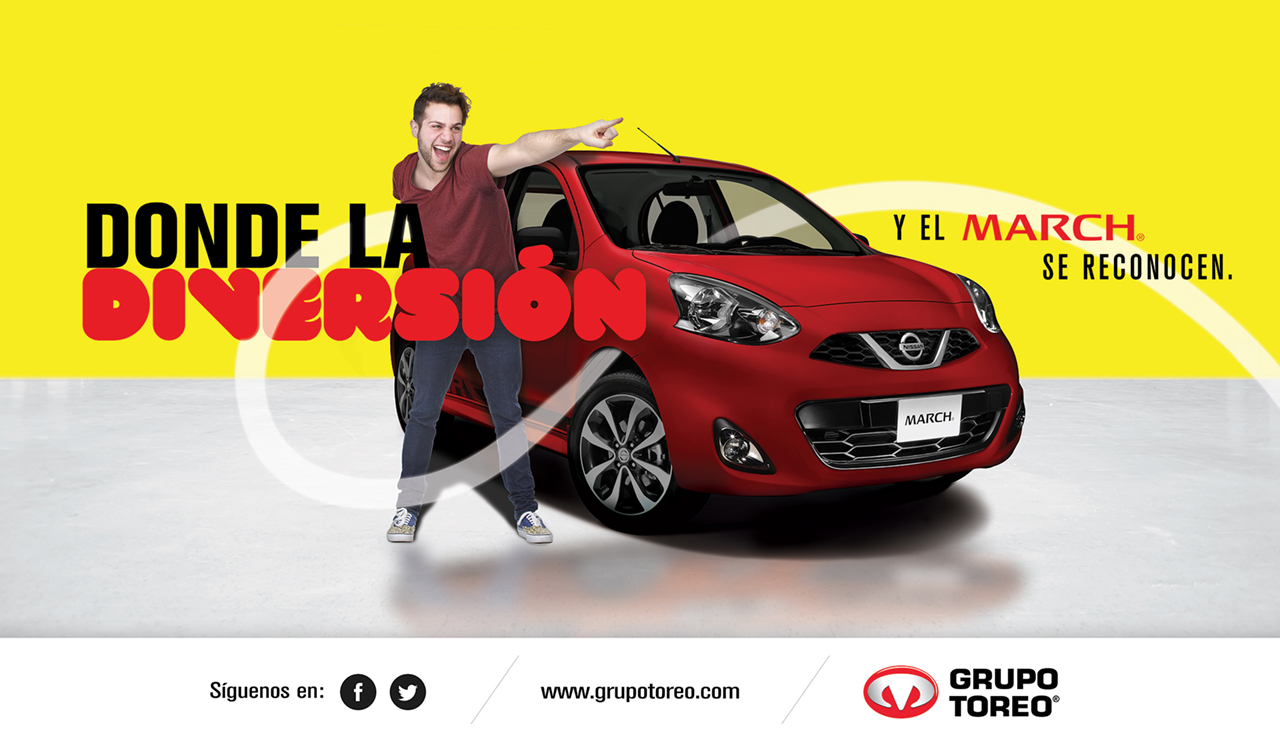 Grupo Nissan Toreo Billboard Campaign March