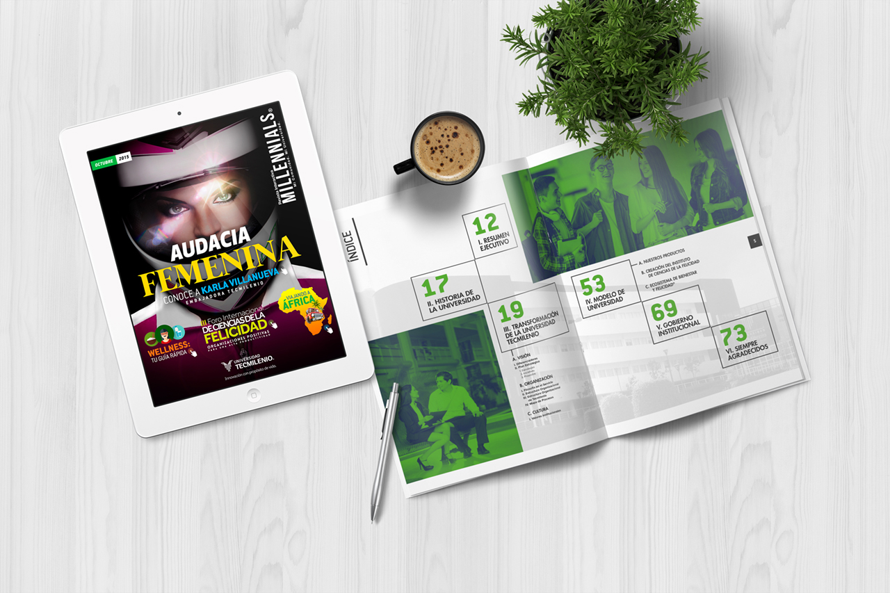 Project Tecmilenio's Millennials Interactive Web Magazine
