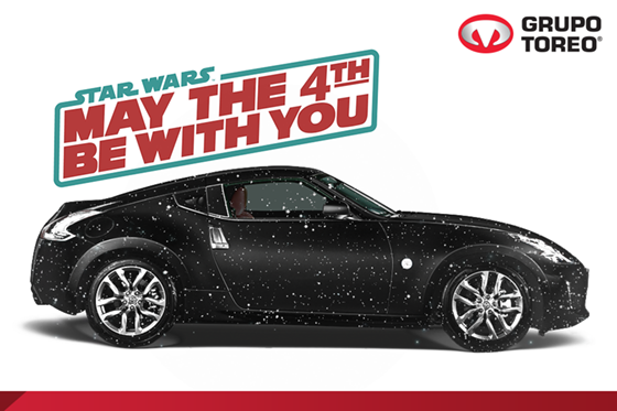 Grupo Nissan Toreo Star Wars May The 4th 370Z