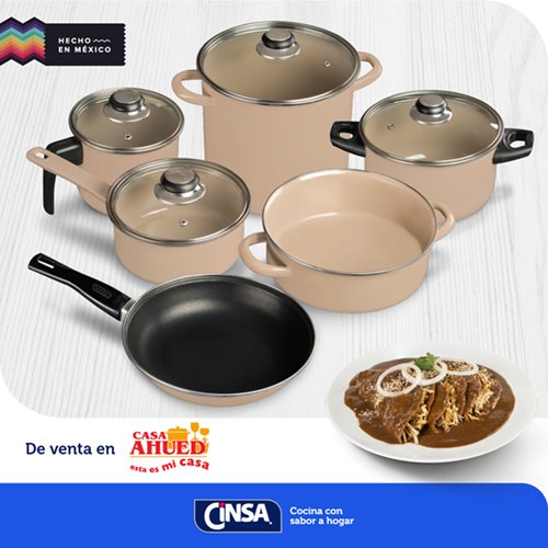 GIS Cinsa Enmoladas Kitchen Set Brown