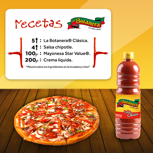 Mega Alimentos La Botanera Recetas Pizza