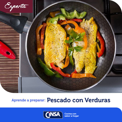 GIS Cinsa Aprende a Preparar Pescado con Verduras