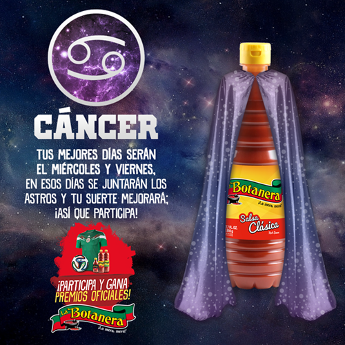 Mega Alimentos La Botanera Horoscopo Cancer Mundial 2014