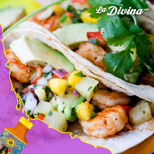 Mega Alimentos La Divina Sazon Tacos Camaron