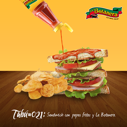 Mega Alimentos La Botanera Tabu Sandwich Salsa